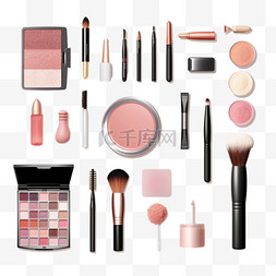 化妆品代购图片_化妆立体工具美妆免扣元素装饰素