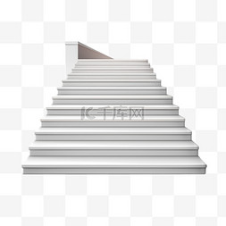楼梯写实图片_楼梯石膏台阶白色免扣元素装饰素