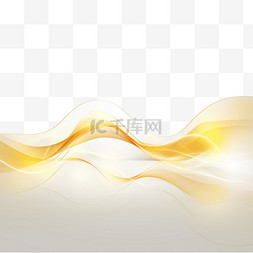 3d布局效果图图片_无背景的金色光波效果1