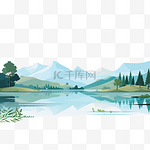 平面设计湖景2