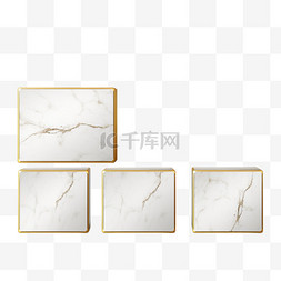 大理石白色背景图片_白色和金色空白方块大理石模板设