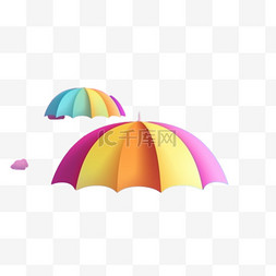 雷声图片_3D样式的雨季销售横幅，上面有彩