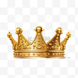 证书徽章图片_白色背景矢量上的金色皇冠