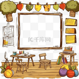 手绘幼儿园设计模板