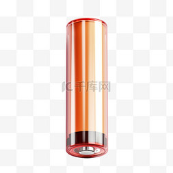 橘色几何图案图片_橘色电池蓄电免扣元素装饰素材