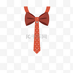 父亲节卡片上的胡子和领带。为父亲节送上问候和礼物