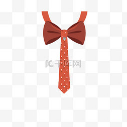 戴领带的男人图片_父亲节卡片上的胡子和领带。为父