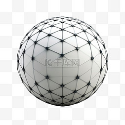 球体几何图片_球体黑色线条白球科技免扣元素装