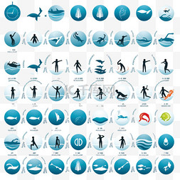 沙滩伞和椅子图片_100个游泳偶像