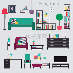 家庭沙发图片_家具和家庭用品
