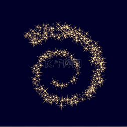 矢量爆裂图片_创意概念矢量集的辉光效应恒星爆