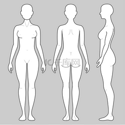 女性的身体，从三个角度