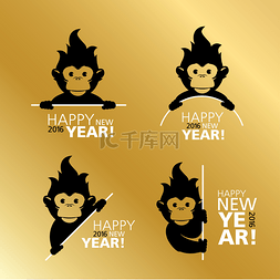 2016新年图片_Monkey for the year of the monkey 2016