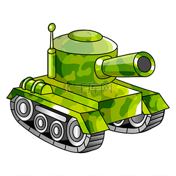 卡通军队坦克