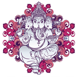 印度教主Ganesha.