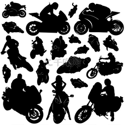 摩托车和车手向量的集合