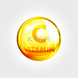 维生素c图片_Vitamn C 图标滴金丸胶囊