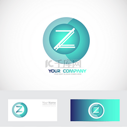 公司logo矢量图片_Letter Z sphere logo