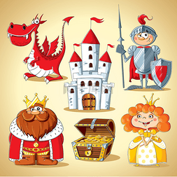 国王的城堡图片_童话般的字符集