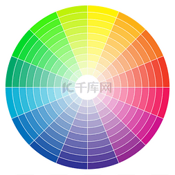 古典色谱图片_色谱抽象轮,色彩斑斓的原图背景.