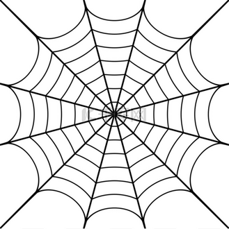 卡通恐怖蜘蛛网蛛丝矢量元素个人vip和企业vip免费下载免抠元素手绘