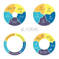 箭头图片_图表的的圆形箭头.