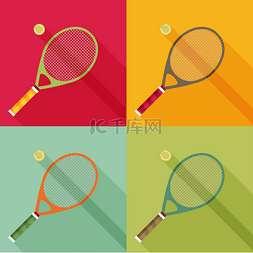 羽毛球锦标赛图片_网球拍和球标 
