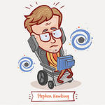 Stephen Hawking 的肖像