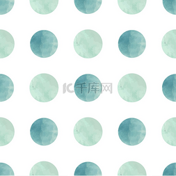 Watercolor circles in pastel colors