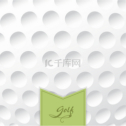 一个高尔夫球球与标签的背景纹理
