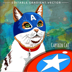 猫的超级英雄。章美猫