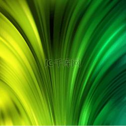 Colorful smooth light lines background. Yello