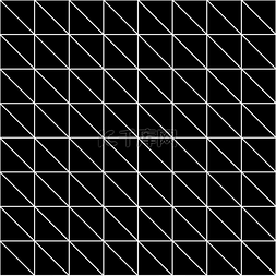 抽象葡萄图片_矢量现代无缝几何图案三角形，黑