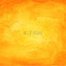 水彩平面设计图片_橙色水彩宏纹理背景