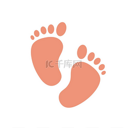 脚趾图片_可爱的婴儿脚印，可爱的婴儿鞋底