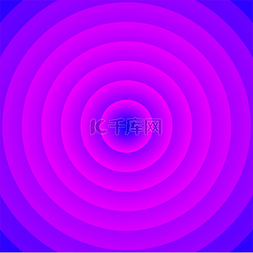蓝色粉红圆圈抽象波.完美的图案