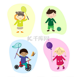 sport字图片_Abbildung der Kinder beim Sport