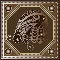 玛雅图案图片_民族玛雅纹理与图腾23