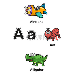 蚂蚁图片_短吻鳄图蚂蚁信 A 飞机字母表