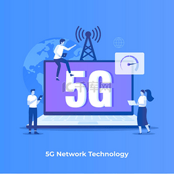 5G网络技术图解概念。网站、登陆