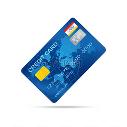 扩展名图标图片_流行的蓝色溢价扩展业务信用卡隔