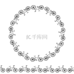 doodle图片_永无休止的自行车刷子或带子.环