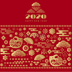 海报横幅图片_2020中国新年123