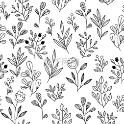 诡异的纹理图片_花和植物的纹理。花环装饰。原型