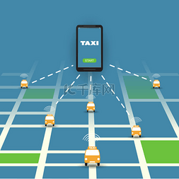 出租车订购移动应用程序，服务概