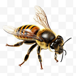 蝴蝶蜜蜂采蜜图片_蜜蜂建模昆虫免扣元素装饰素材