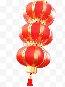 氛围喜庆新年春节热闹红灯笼吉祥