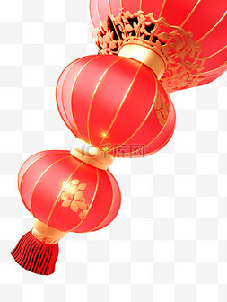 红色喜庆氛围图片_氛围喜庆新年春节热闹红灯笼吉祥