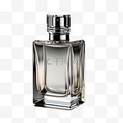 香水质感简约玻璃瓶免扣元素装饰