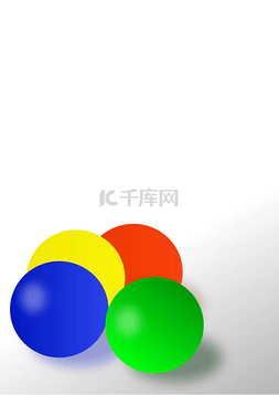 白色背景上的文本圆形彩色气球模